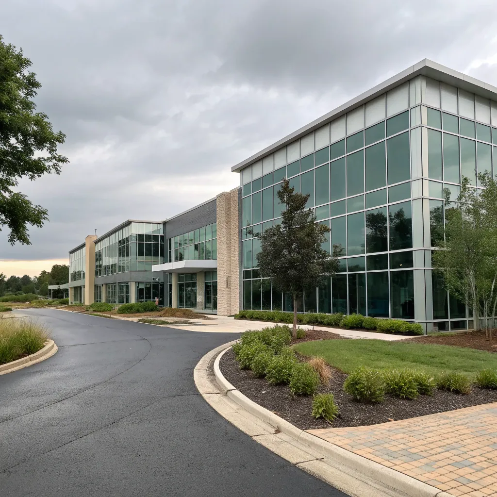 Professional office building exterior